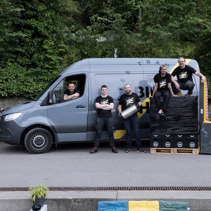 Gruppenfoto der Brauerei 